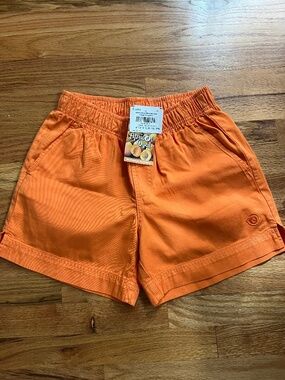 Crazy Shirts shorts Apricot dyed 100$ cotton pull-up women’s size XS NWT